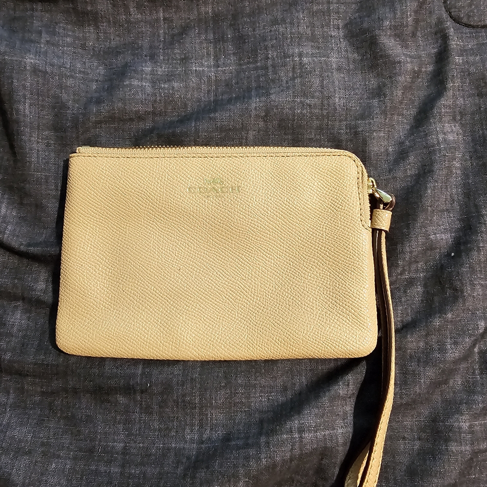 Coach Pink/peach Wristlet